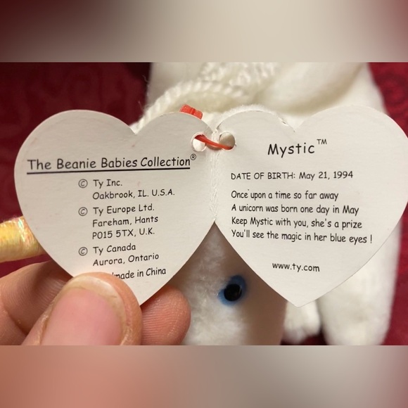 Mystic Unicorn Beanie Baby - Picture 4 of 5